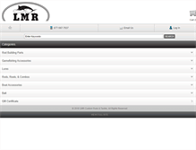 Tablet Screenshot of lmrtackle.com